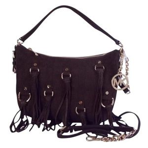 BRAND NEW Michael Kors Hobo Presley Med Fringe bag